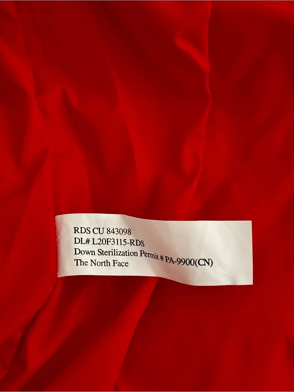 NWT The North Face Men’s Red & Black Dawn Puffer Jacket S